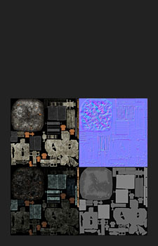 Modular Rubble Textures - 1x2048² Diffuse, Normal, Specular and Gloss (resized by 50%)
